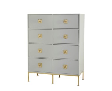 Formal Chest - 8 Drawer / Putty